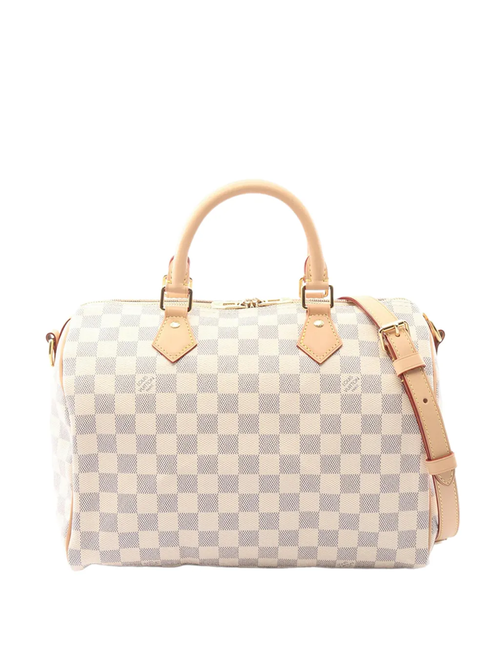 Louis Vuitton Pre-Owned 2021-2026 Damier Azur Speedy Bandouliere 30 satchel - Bianco