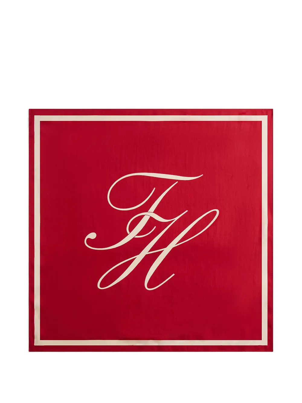 Tommy Hilfiger Foulard con stampa - Rosso