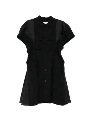 Valentino Garavani レオパード ミニドレス | ブラック | FARFETCH JP