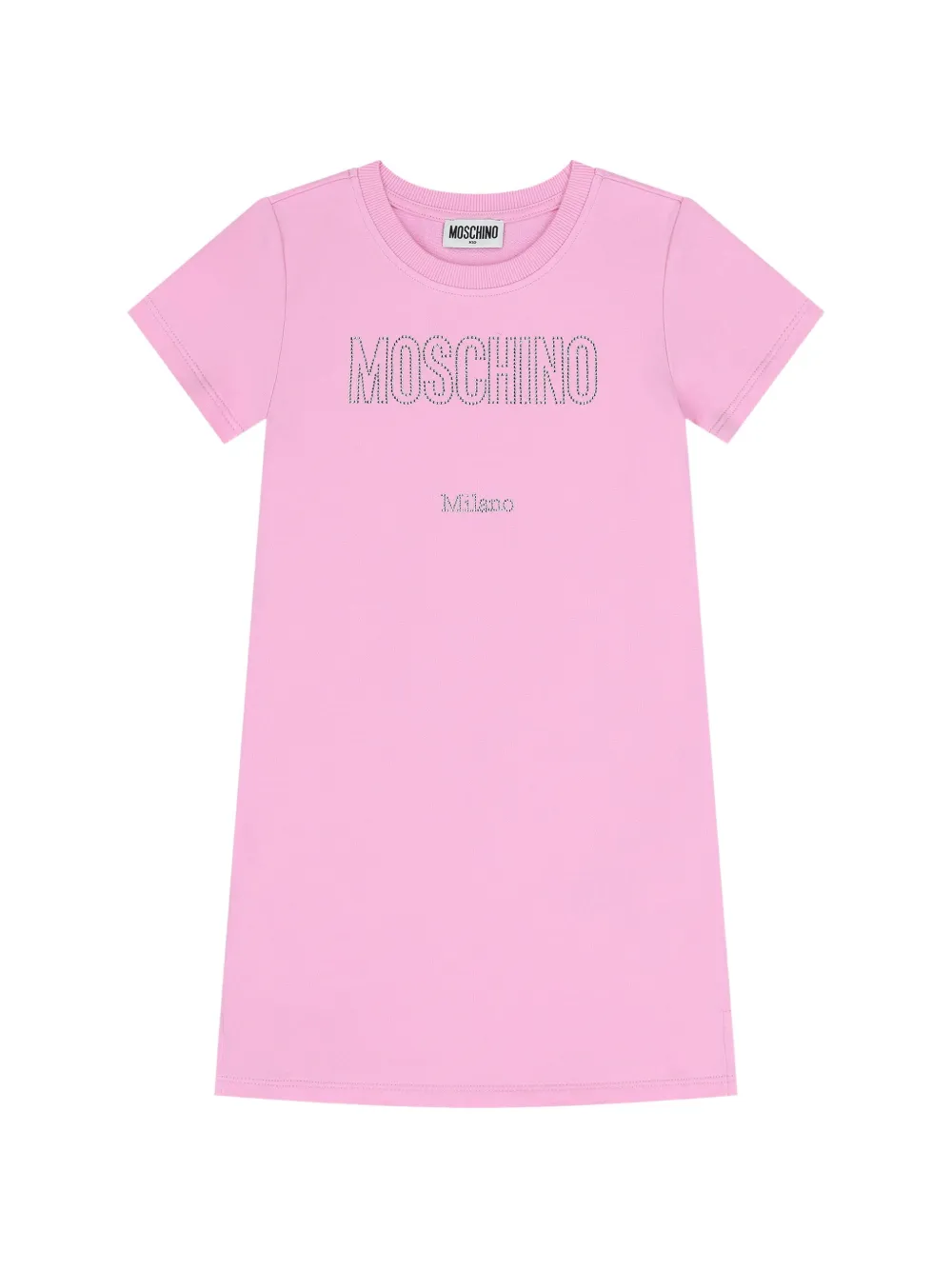 Moschino Kids embellished dress - Pink