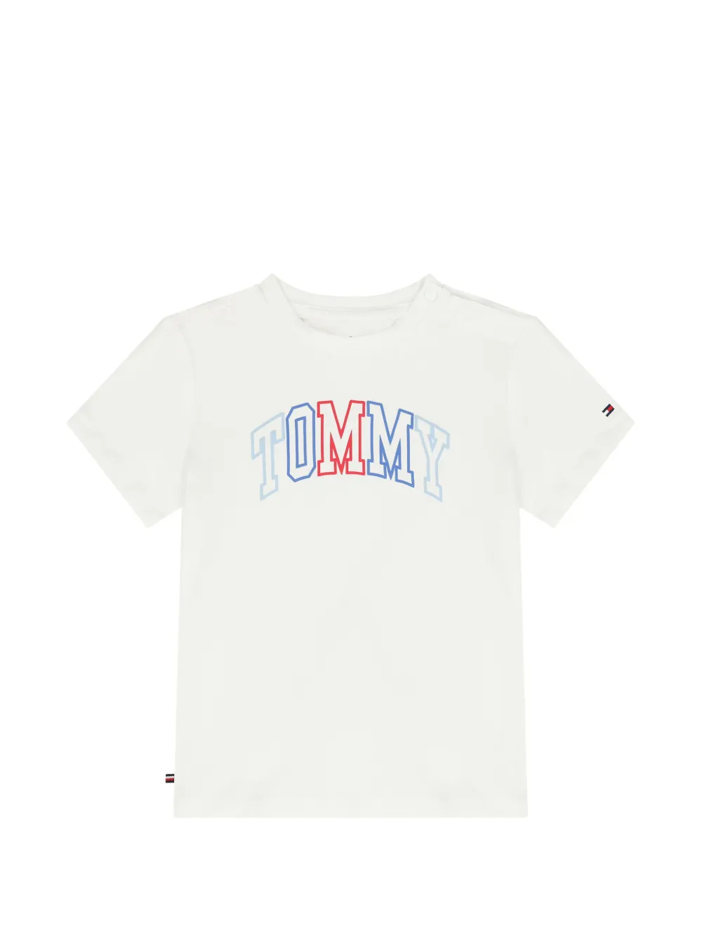 Tommy Hilfiger Junior T-shirt con logo - Bianco