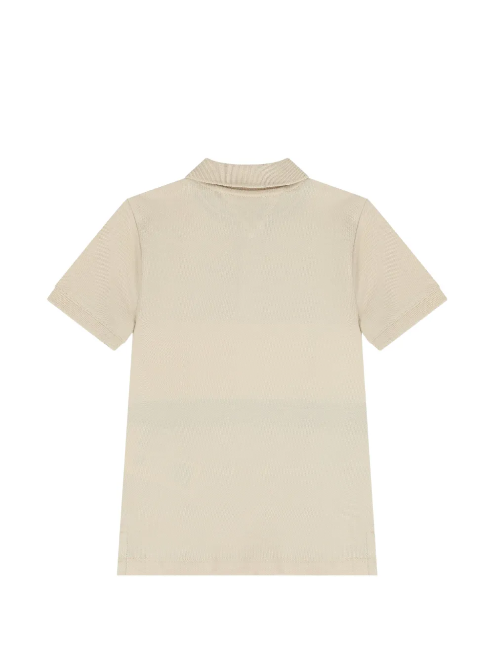 Tommy Hilfiger Junior Poloshirt met colourblocking Beige