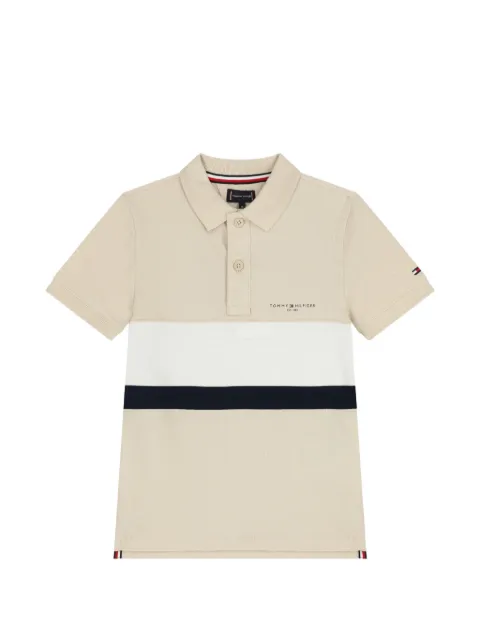 Tommy Hilfiger Junior colour-block polo shirt