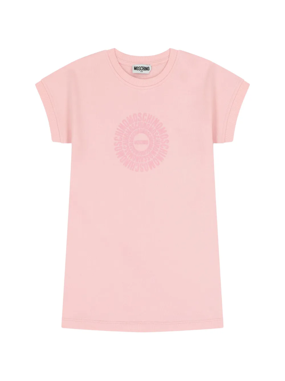 Moschino Kids logo T-shirt dress - Rosa