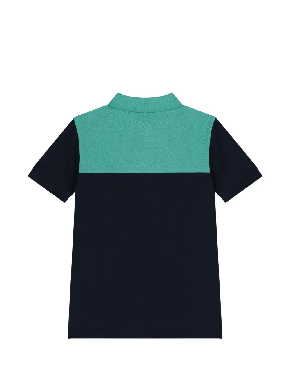 Tommy Hilfiger Junior Poloshirt met colourblocking Blauw