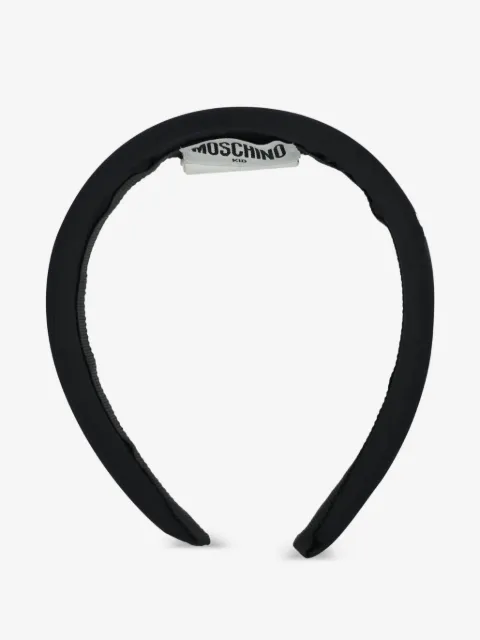 Moschino Kids banda para el cabello con letras