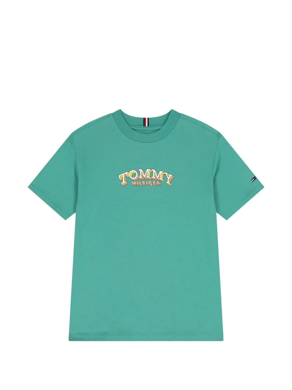 Tommy Hilfiger Junior T-shirt con logo - Verde