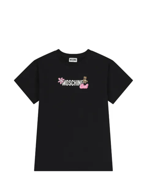 Moschino Kids vestido con motivo floral