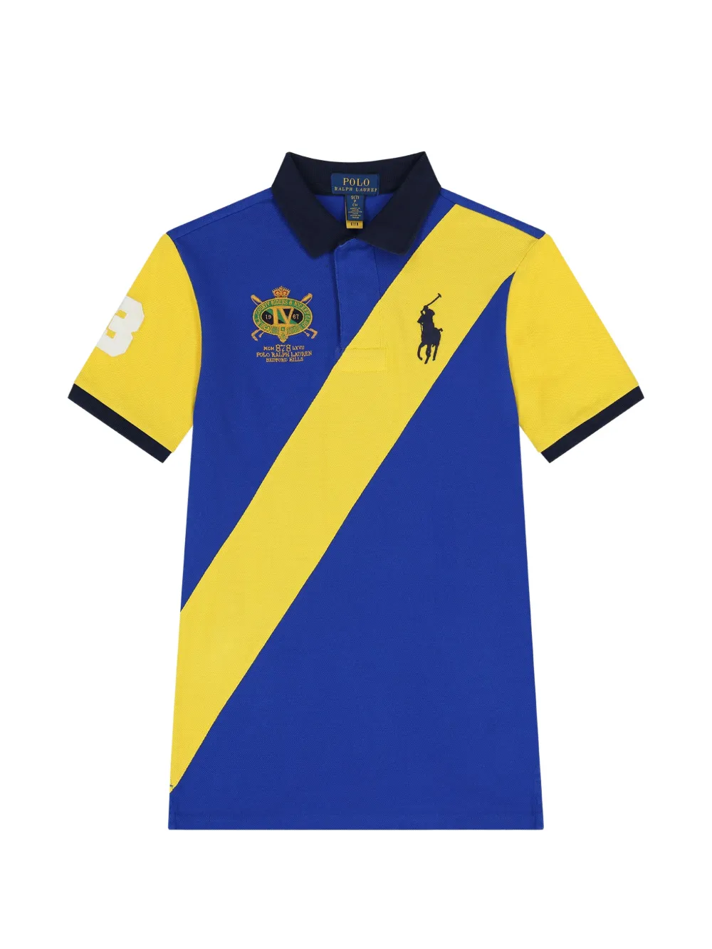 POLO RALPH LAUREN KIDS Big Pony short-sleeve dress - Blue
