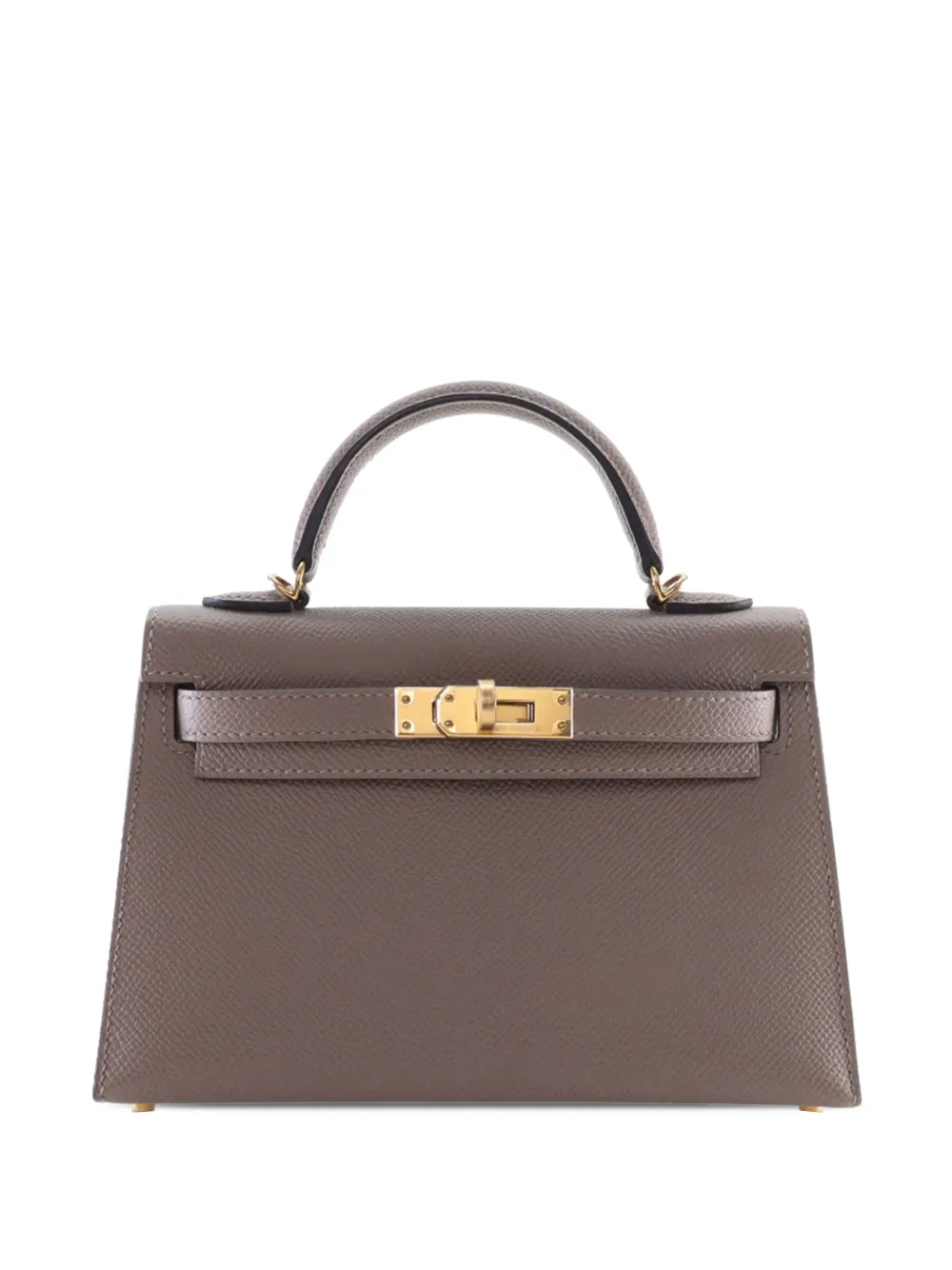 Hermès Pre-Owned 2019 Mini Epsom Kelly Sellier II 20 satchel - Marrone