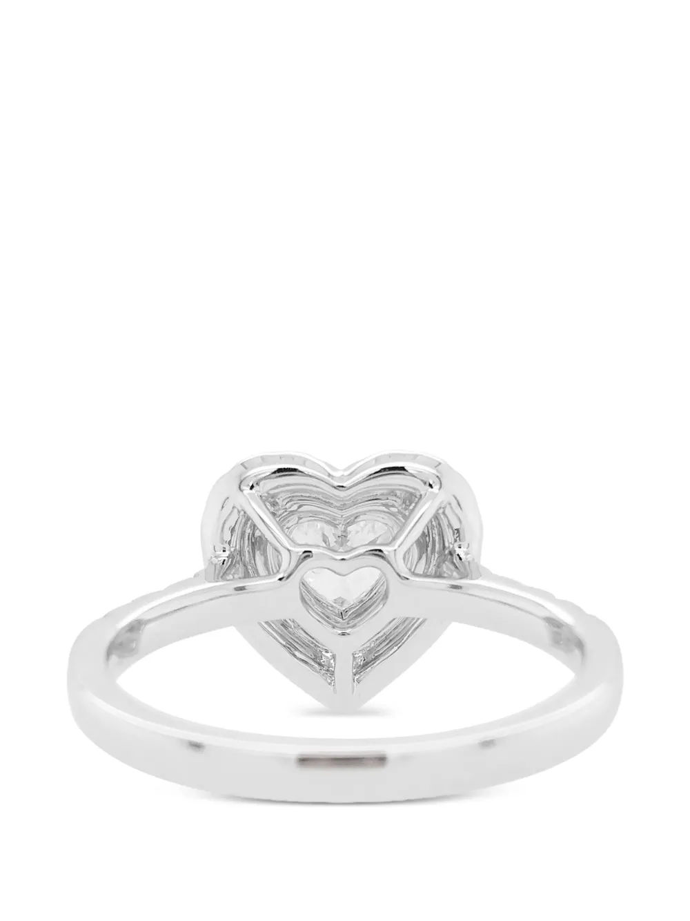Heart-Motif Diamond Ring