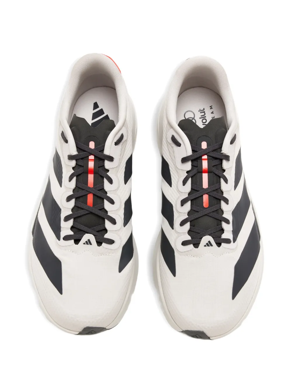 adidas x Audi Adizero Evo SL striped sneakers Beige