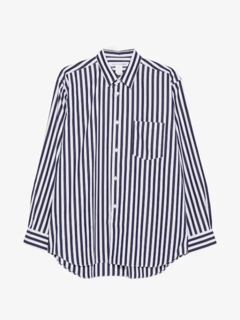 Comme Des Garçons Shirt camisa con bolsillo a rayas