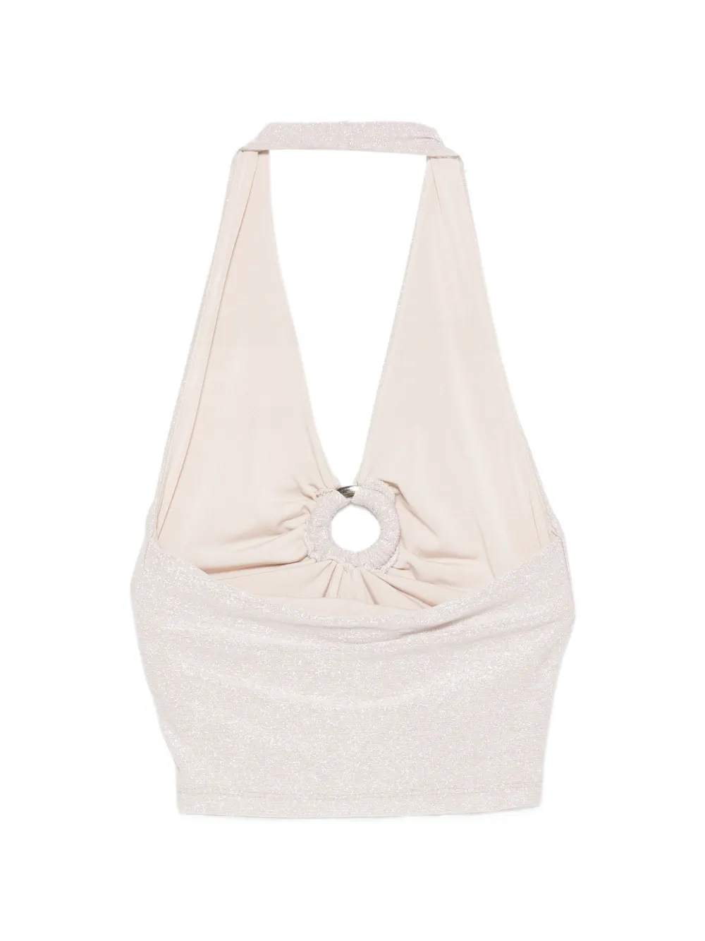  Miss Grant Kids Ring Halterneck Top - Neutrals 