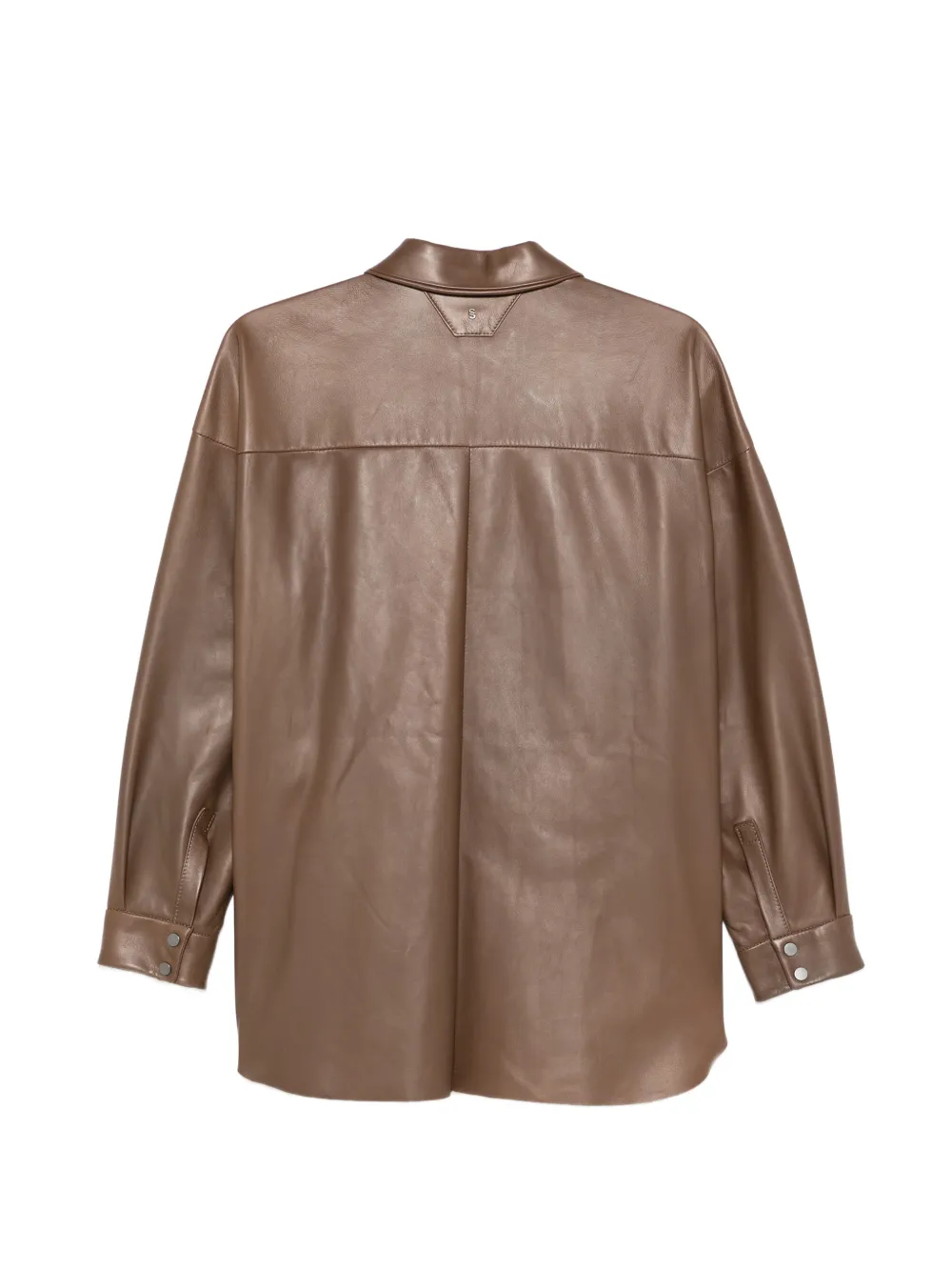 Buttonned Leather Jacket
