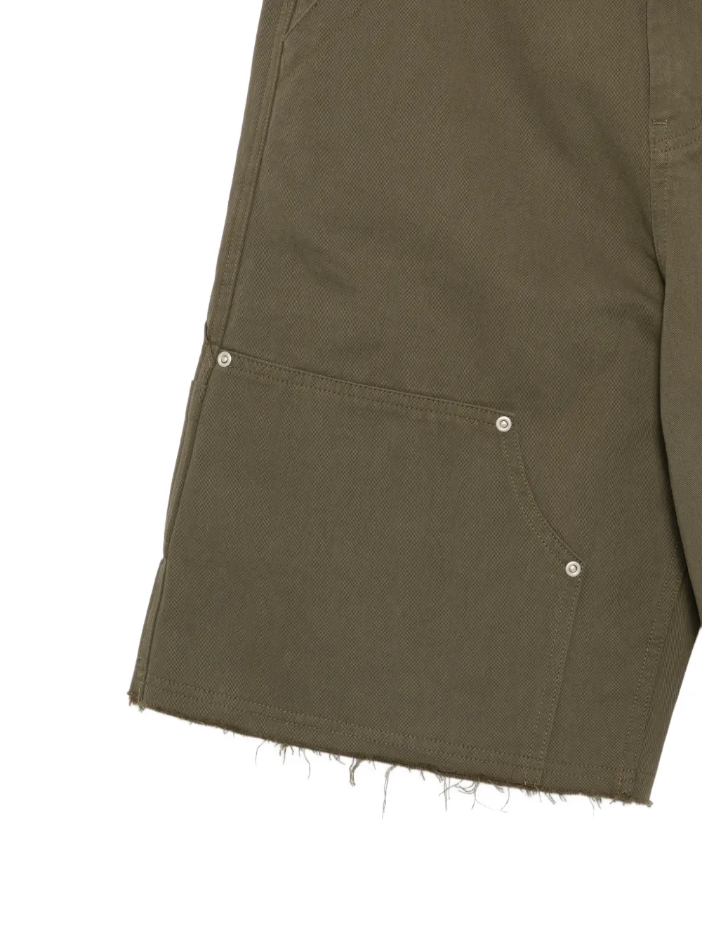  Halfboy Frayed Cargo Shorts - Green 