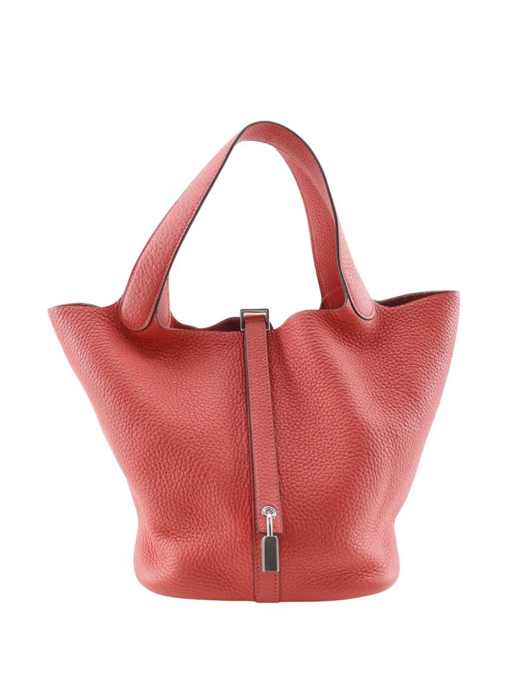 Hermès Pre-Owned 2019 Clemence Picotin Lock 22 handbag - Rosso