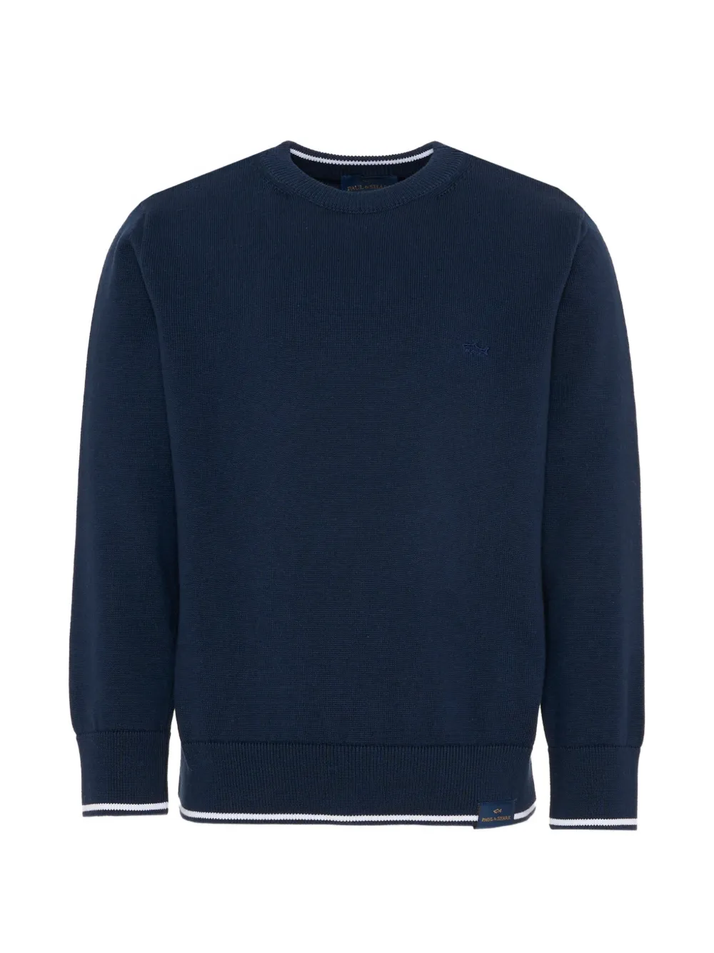 Paul & Shark Junior logo-embroidered sweater - Blu