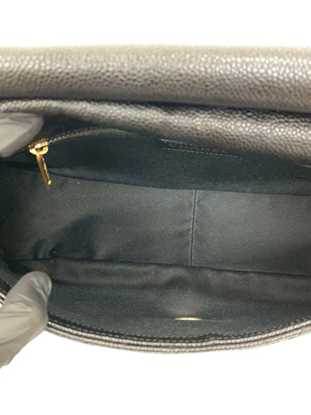 2016-2017 Cc Caviar Top Handle Flap Satchel