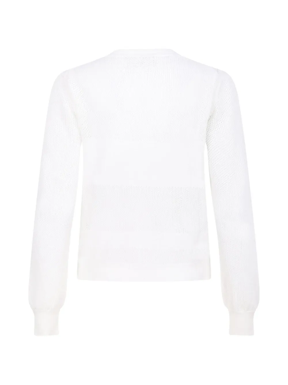  Gran Sasso Open Knit Sweater - White 