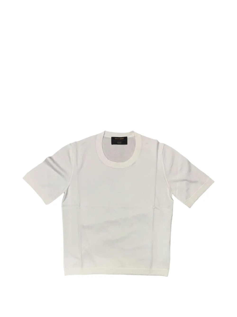 Short-Sleeve Crewneck Knitwear