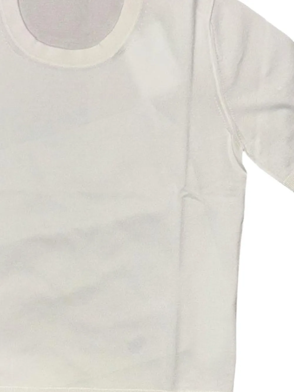 Short-Sleeve Crewneck Knitwear