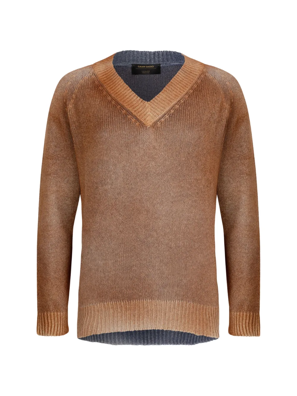 Gran Sasso V-neck sweater - Toni neutri