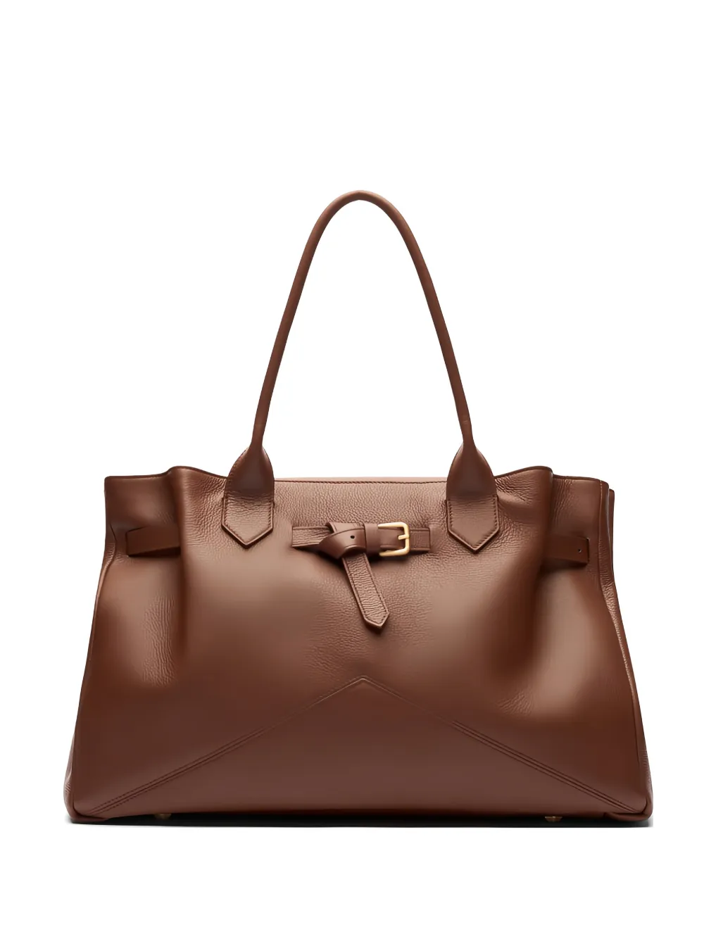 Ballantyne Kate 990 buckle strap tote bag - Marrone