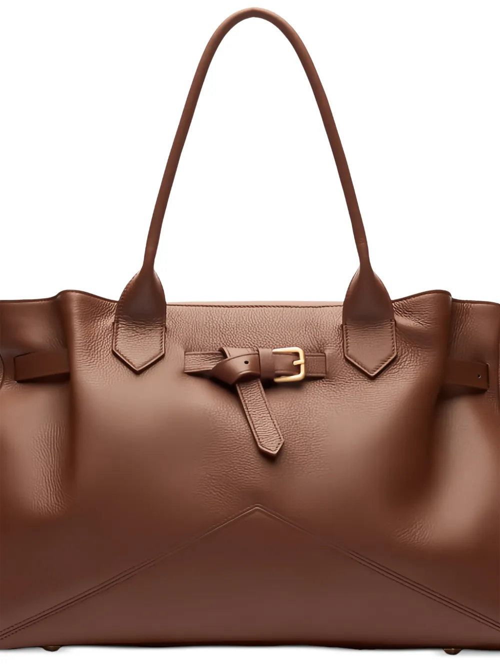  Ballantyne Kate 990 Buckle Strap Tote Bag - Brown 