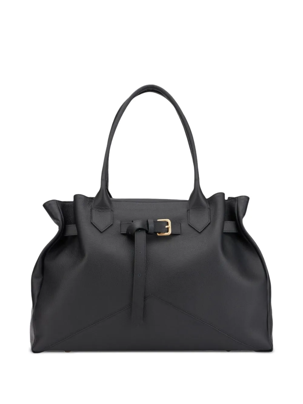 Ballantyne Kate 990 buckle leather tote bag - Nero