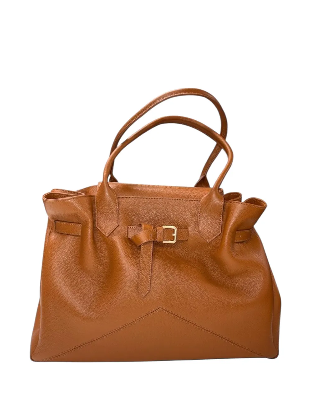 Ballantyne Kate 993 buckle detail tote bag - Marrone