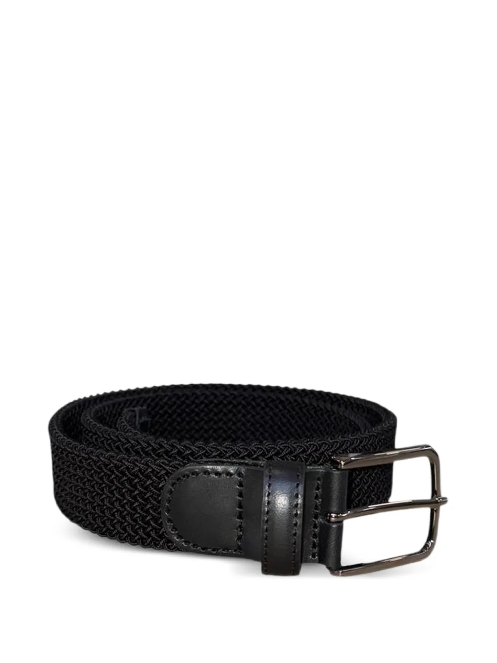 Paul & Shark textured leather belt - Nero