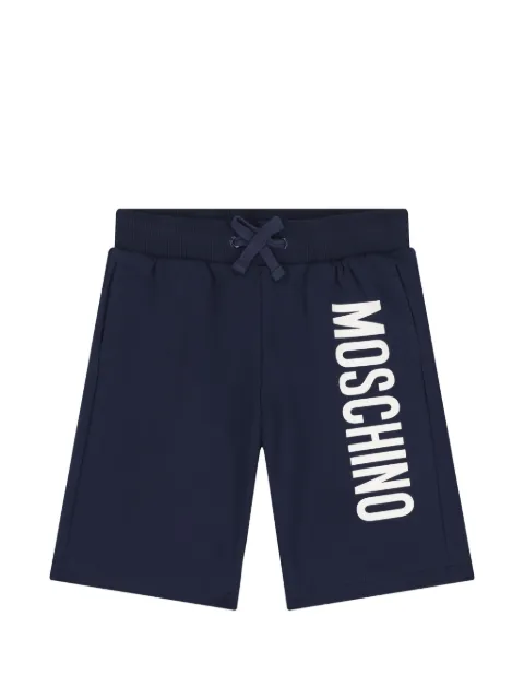 Moschino Kids logo shorts