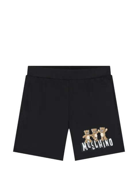 Moschino Kids shorts con motivo Bear