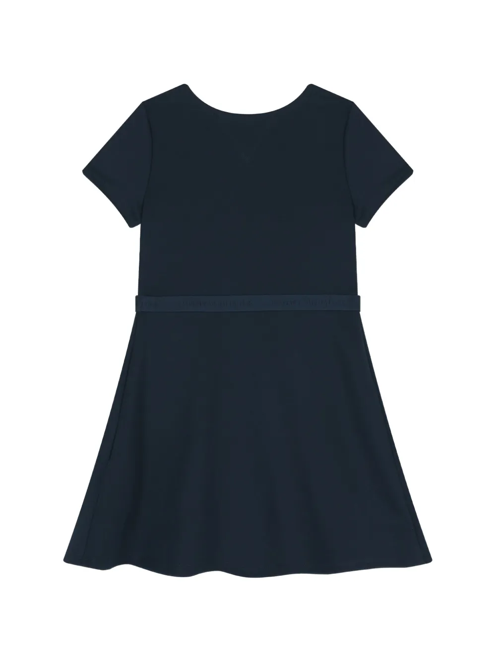 Tommy Hilfiger Junior Essential skaterjurk met korte mouwen Blauw