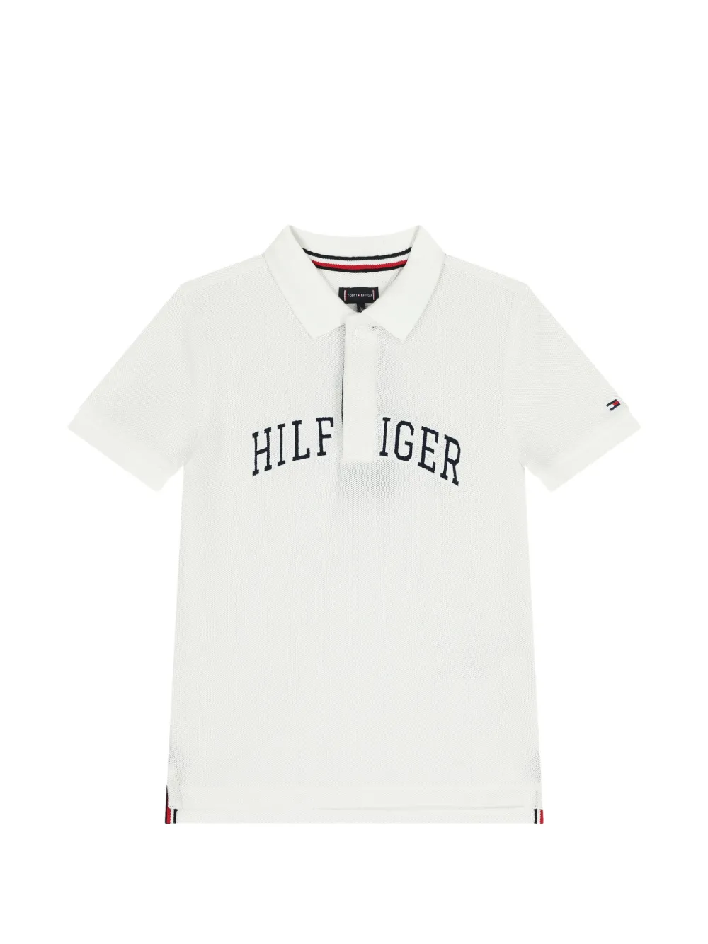 Tommy Hilfiger Junior Polo a maniche corte - Bianco