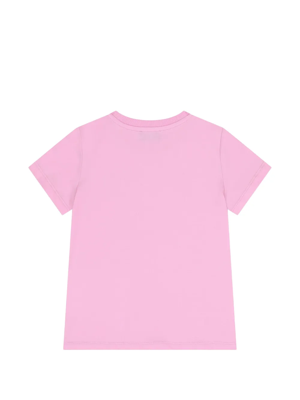 Moschino Kids Verfraaid T-shirt Roze