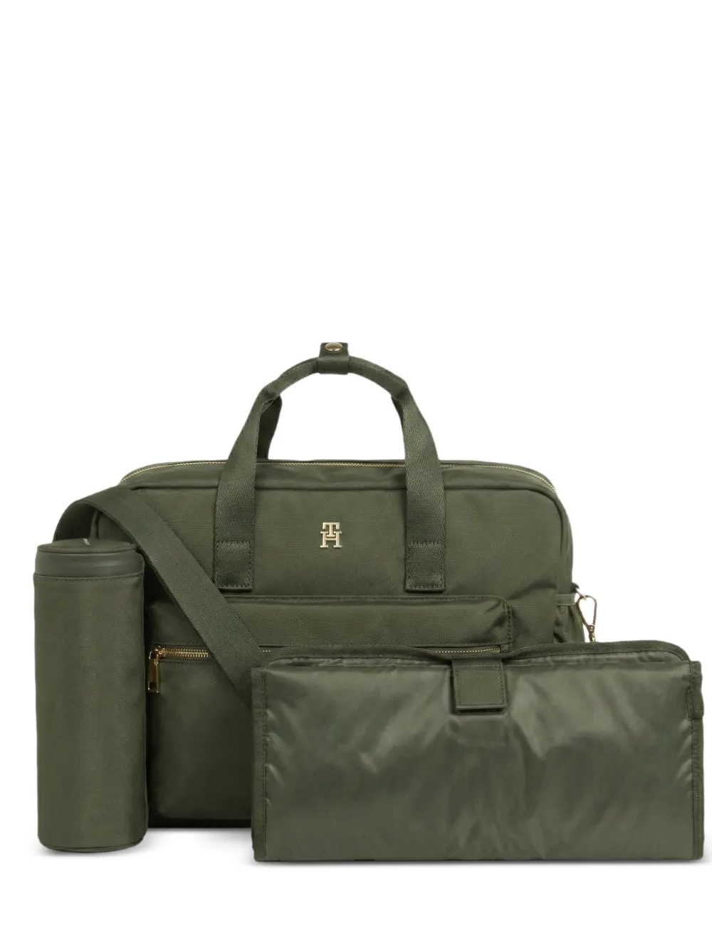 Tommy Hilfiger Junior TH Monogram Wickeltasche - Grün