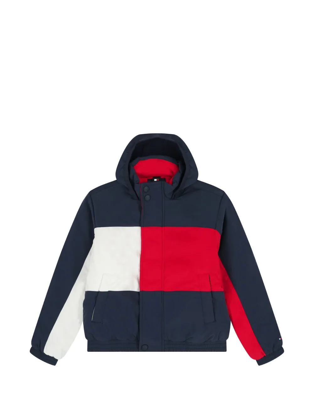 Tommy Hilfiger Junior Giacca Heritage con design color-block - Blu
