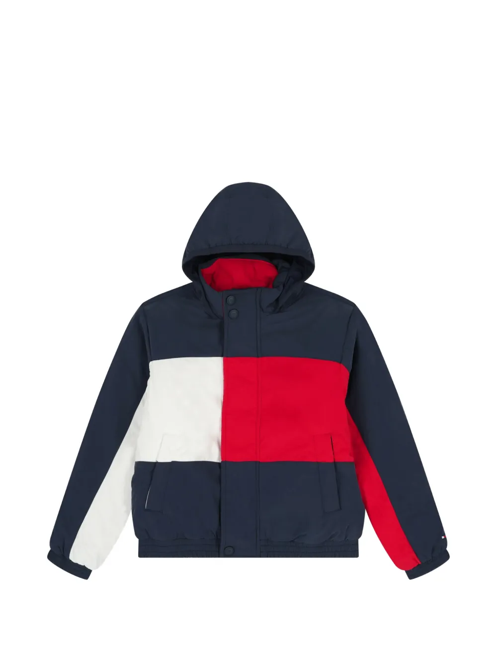Tommy Hilfiger Junior Heritage jack met colourblocking Blauw