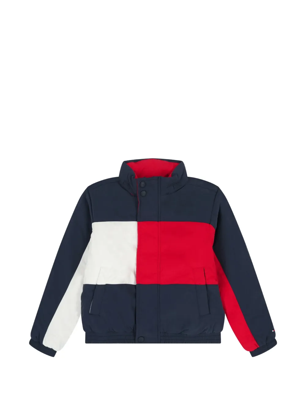 Tommy Hilfiger Junior Heritage jack met colourblocking Blauw
