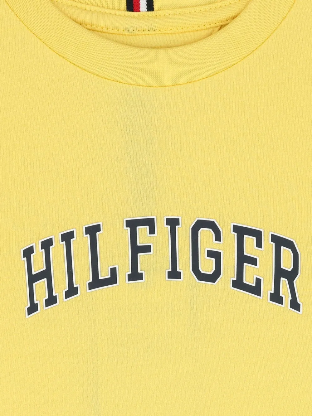 Tommy Hilfiger Junior T-shirt met logo Geel