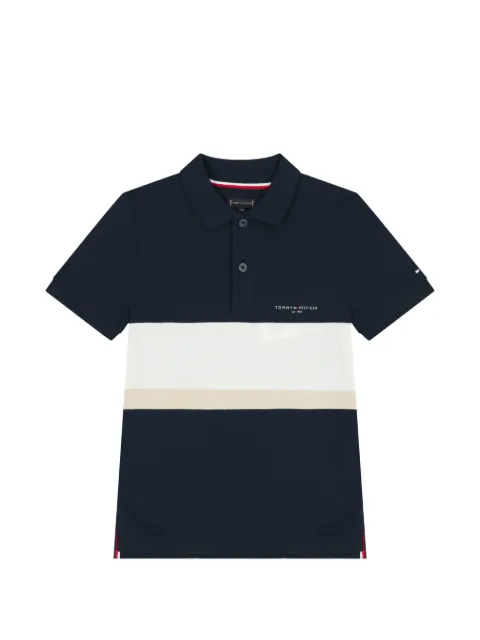 Tommy Hilfiger Junior polo à design colour block