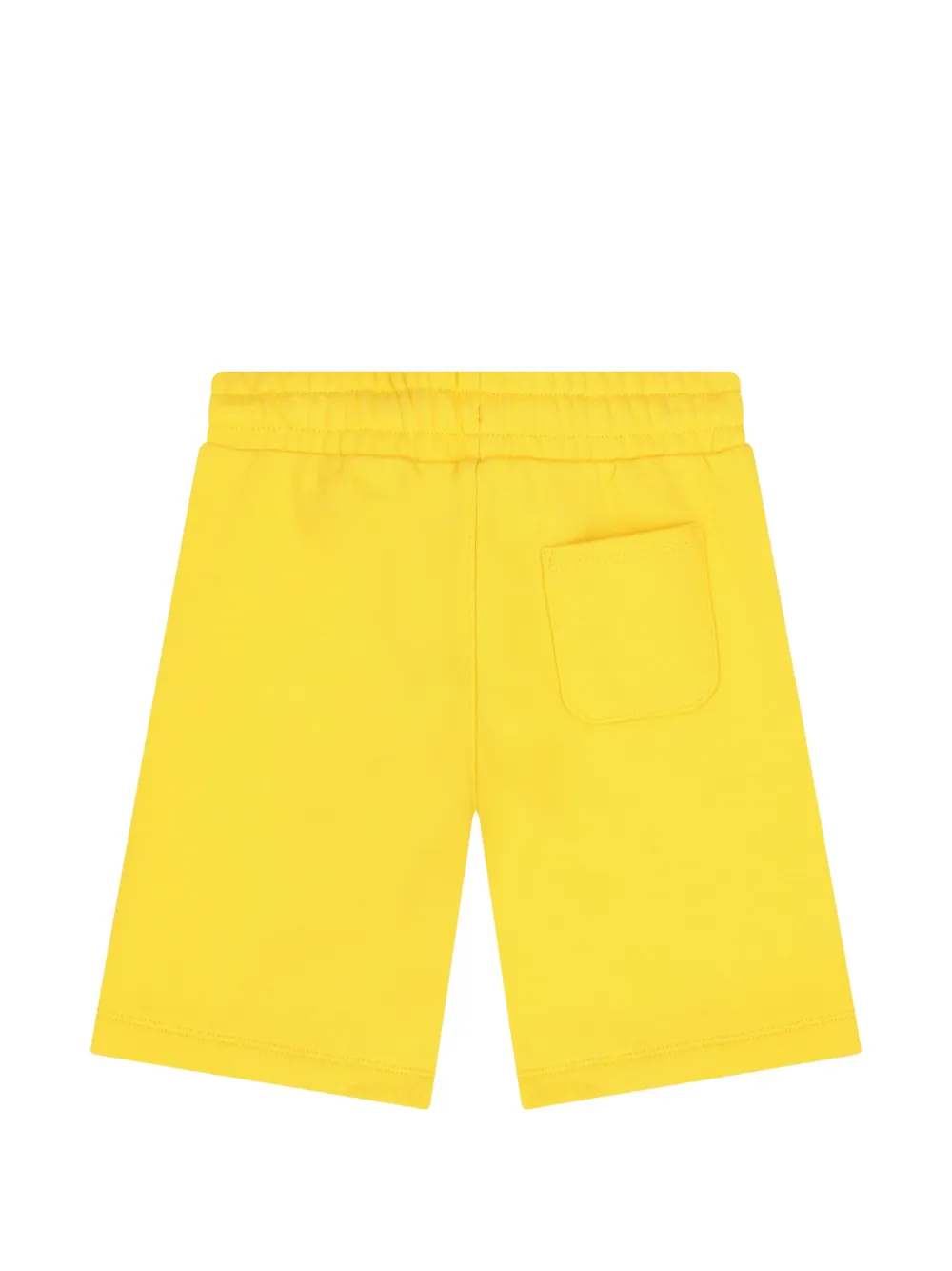 Moschino Kids Shorts met logoprint Geel