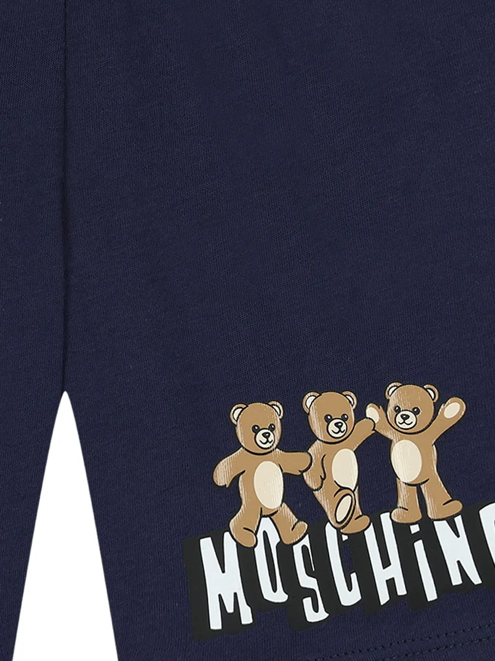  Moschino Kids Bear-graphic Shorts - Blue 