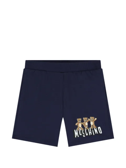 Moschino Kids bear-graphic shorts