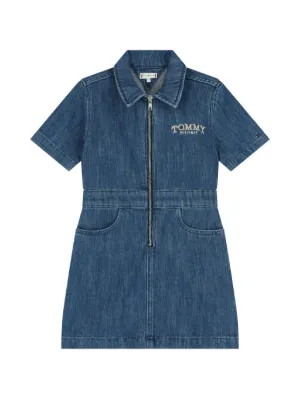 Tommy Hilfiger Junior ruffled-detail Denim Dress | Blue | FARFETCH Tommy Hilfiger Junior ruffled-detail Denim Dress | Blue | FARFETCH