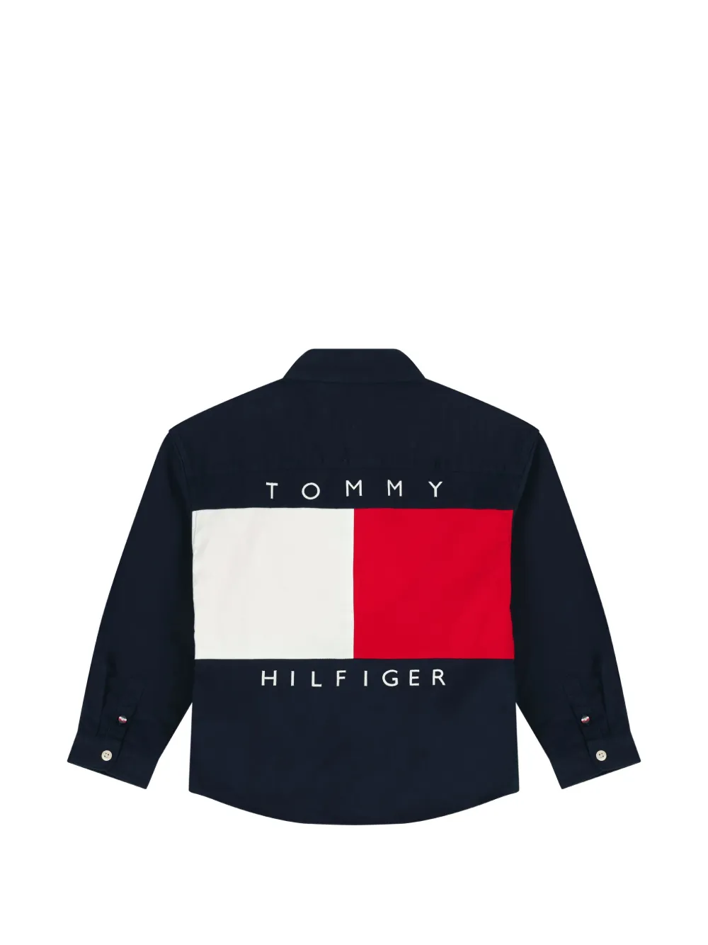 Tommy Hilfiger Junior Heritage Flag shirt Blauw