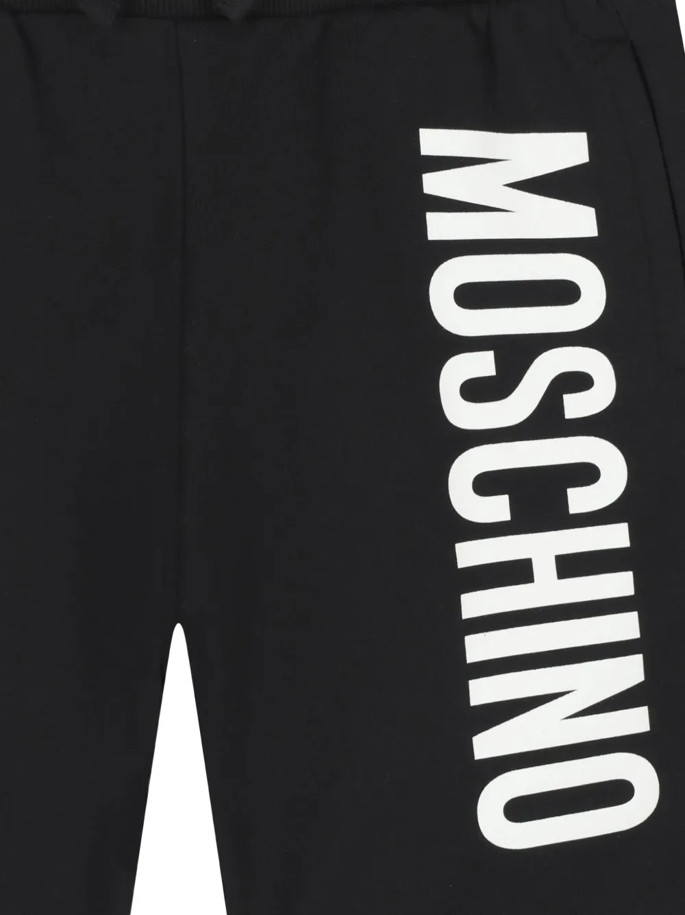 Moschino Kids Shorts met logo Zwart