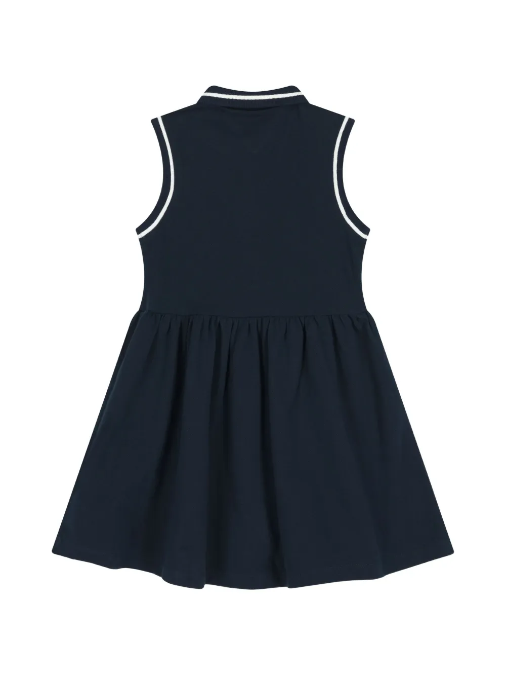Tommy Hilfiger Junior Essential mouwloze polojurk Blauw